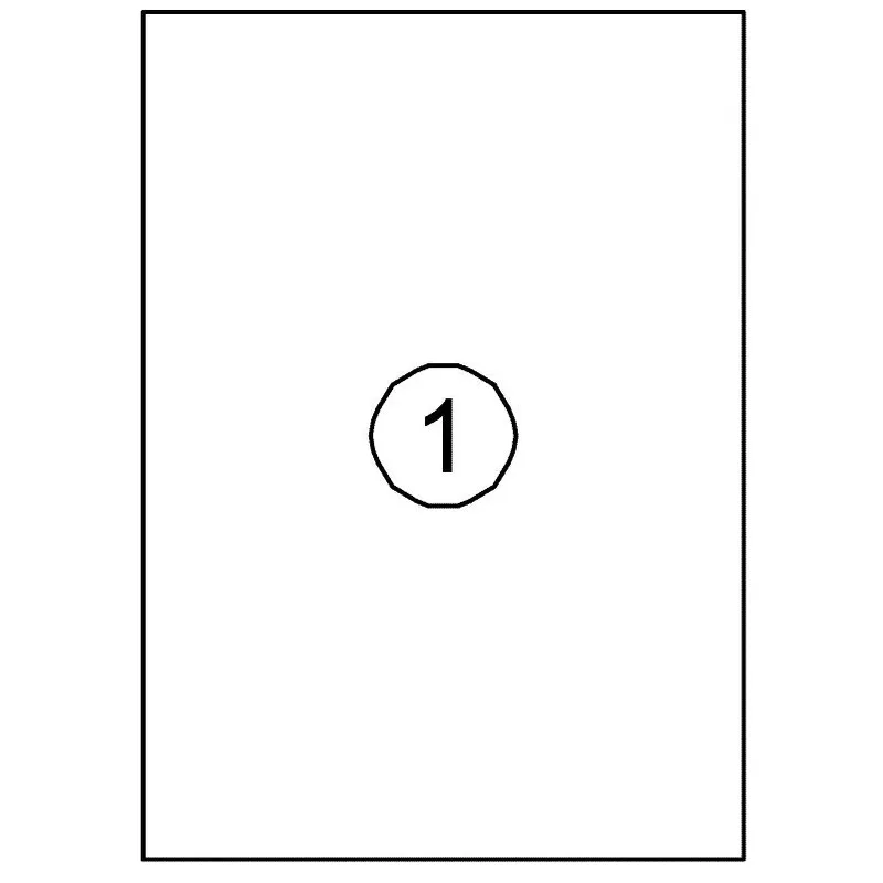 Etiket quantore 210x297mm 100st | 10 stuks by Quantore – product photo