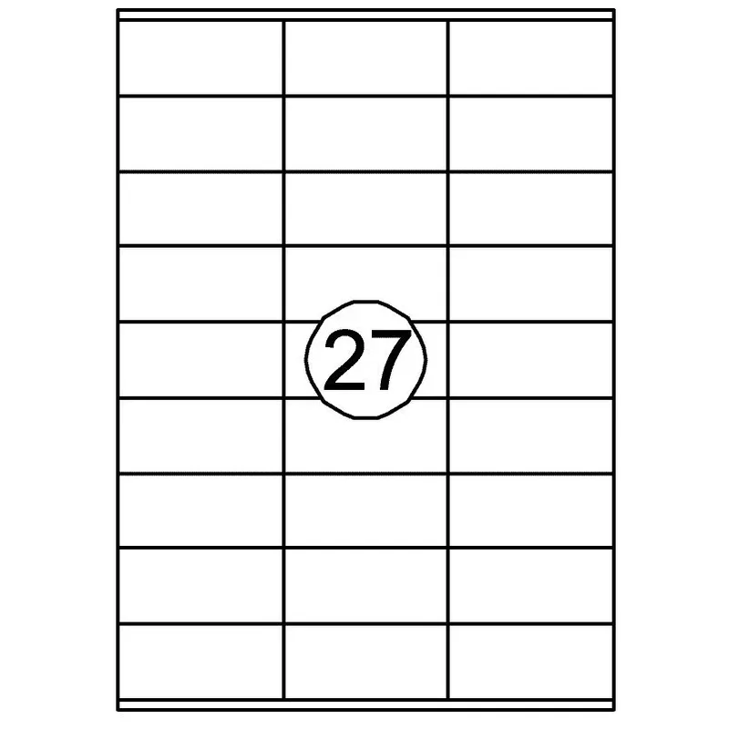 Etiket quantore 70x32mm 2700st | 10 stuks by Quantore – product photo