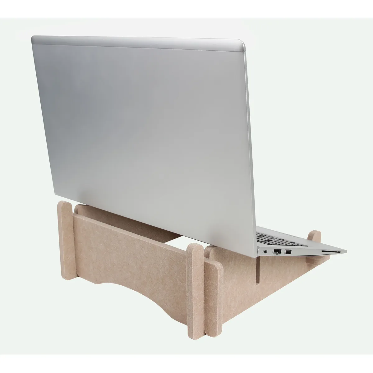 Gerecyclede laptopstandaard quantore vilt zand | 25 stuks van Quantore – productfoto