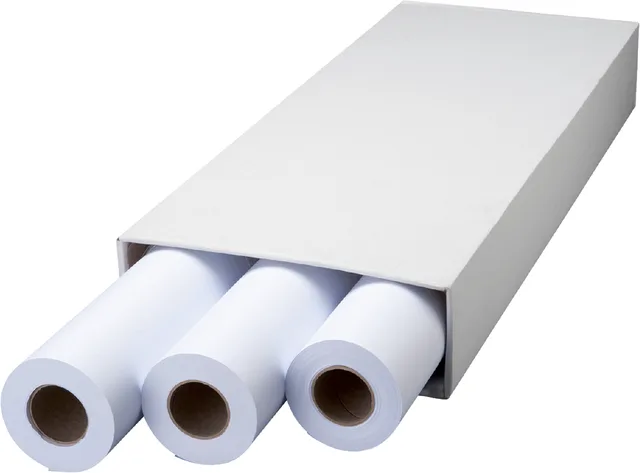 Inkjetpapier Quantore Plot 610mmx50m 75gr 3 rollen by Quantore – product photo