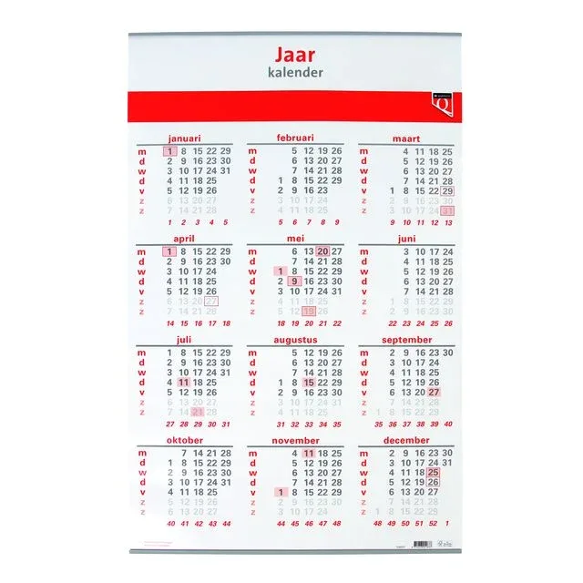 Jaarkalender 2027 quantore van Quantore – productfoto