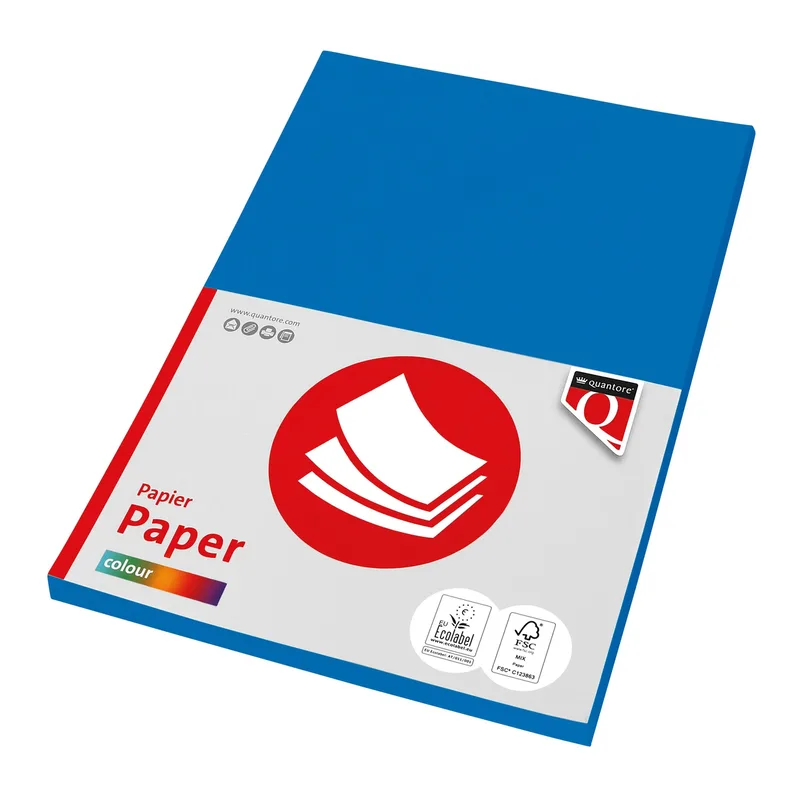 Kopieerpapier quantore col-50 a4 160gr diepblauw by Quantore – product photo