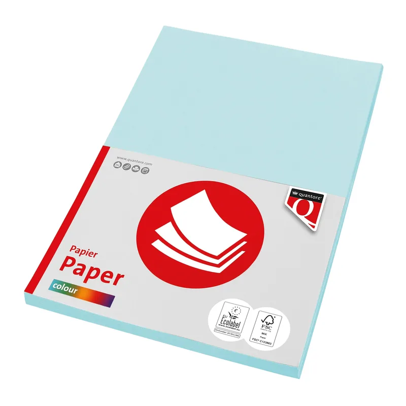 Kopieerpapier quantore col-50 a4 160gr lichtblauw by Quantore – product photo