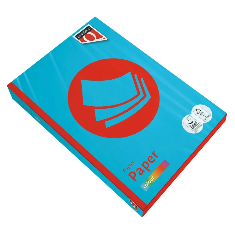 Kopieerpapier quantore colour a3 120gr azuurblauw by Quantore – product photo