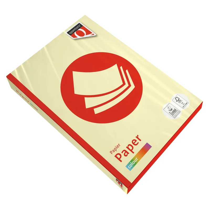 Kopieerpapier quantore colour a3 80gr kanariegeel fra Quantore – produktbillede
