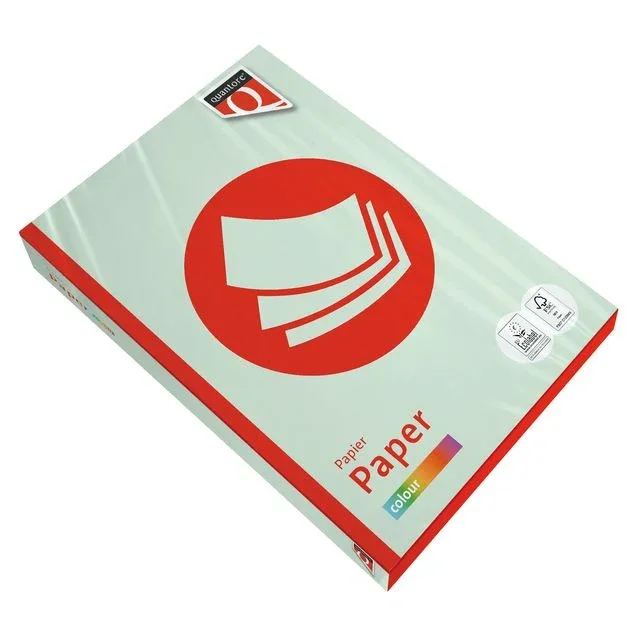 Kopieerpapier quantore colour a4 120gr lichtgroen | 5 stuks by Quantore – product photo