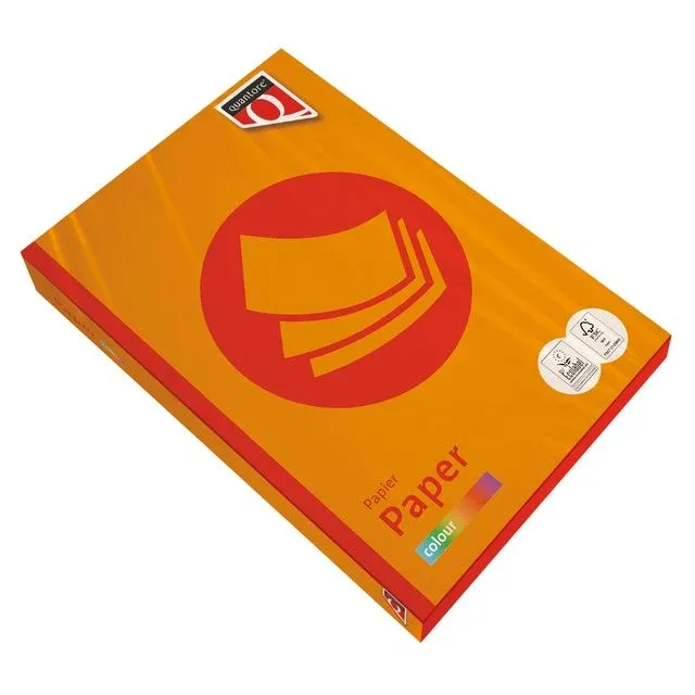 Kopieerpapier quantore colour a4 160gr oranje van Quantore – productfoto
