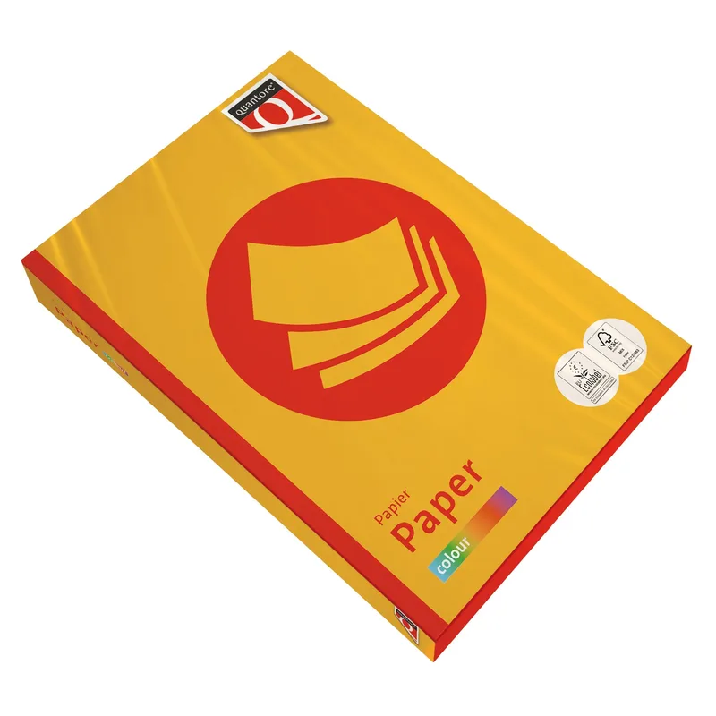 Kopieerpapier quantore colour a4 80gr diepgeel de Quantore – photo produit