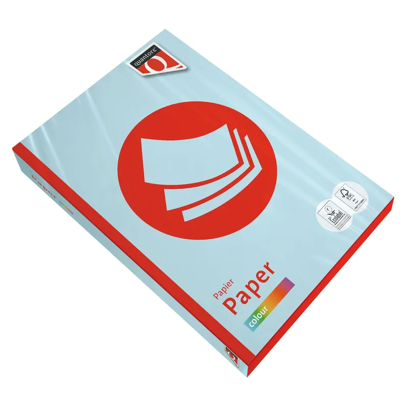 Kopieerpapier quantore colour a4 80gr lichtblauw de Quantore – photo produit