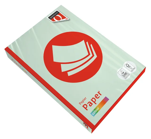 Kopieerpapier Quantore Colour A4 80gr lichtgroen 500 vel by Quantore – product photo