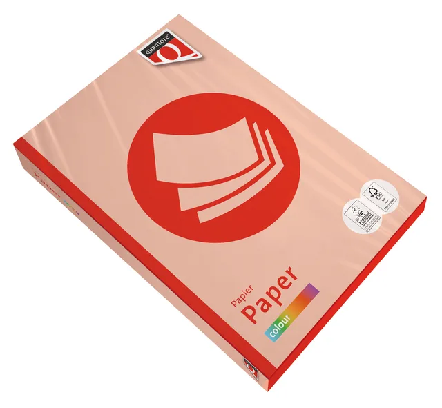 Kopieerpapier Quantore Colour A4 80gr zalm 500 vel by Quantore – product photo