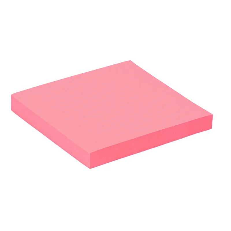 Memoblok quantore 76x76mm roze | 6 stuks van Quantore – productfoto