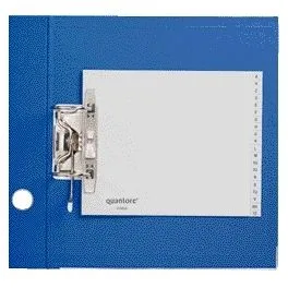Ordner alfabet quantore 18x22.5 2rings pp grijs | 10 stuks fra Quantore – produktbillede
