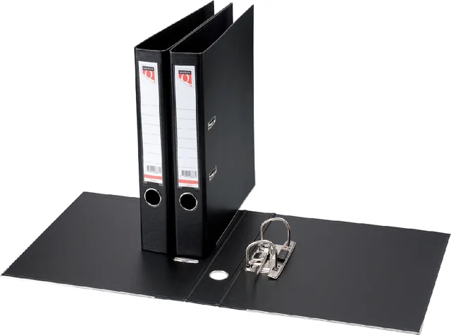 Ordner Quantore A4 50mm PP zwart van Quantore – productfoto