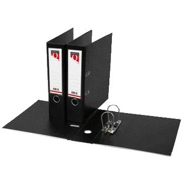 Ordner quantore a4 80mm pp zwart | 10 stuks van Quantore – productfoto