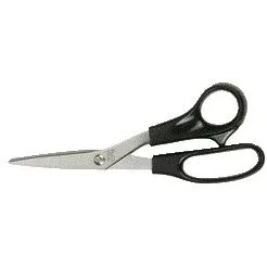 Schaar quantore 190mm +plastic handvat zwart | 12 stuks by Quantore – product photo