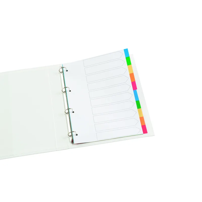 Tabblad quantore 4-gaats karton 10-delig wt | 25 stuks van Quantore – productfoto