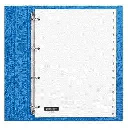 Tabblad quantore 4rings pp 1-15 wt | 10 stuks by Quantore – product photo