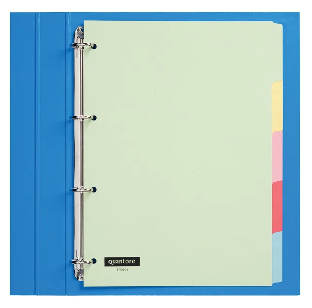 Tabbladen Quantore 4-gaats 5-delig assorti karton by Quantore – product photo