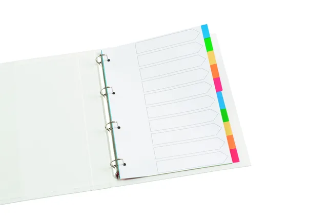 Tabbladen Quantore 4-gaats karton 10-delig wit by Quantore – product photo