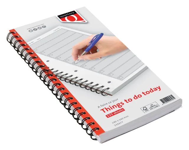 Things to do today Quantore notitieboek 125vel van Quantore – productfoto