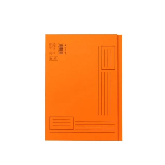 Vouwmap quantore a4 ongelijke zijde 320gr oranje | 50 stuks by Quantore – product photo