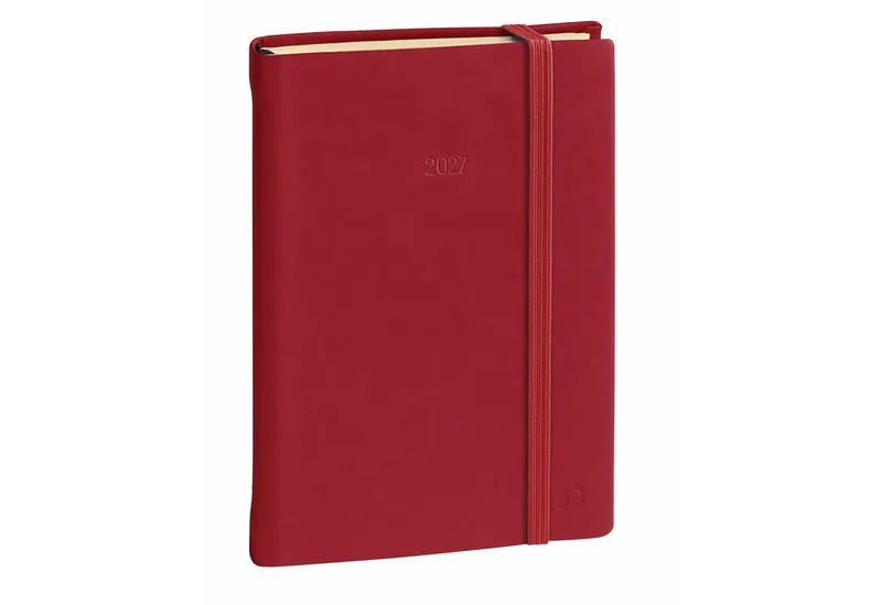 Taschenkalender Daily 17 PREST vz ML Silk weinrot El 2027 de Quo Vadis – photo produit