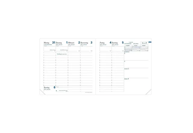 Taschenkalender EXECUTIF Einlage DE 2027