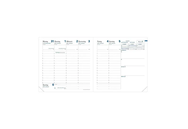 Taschenkalender EXECUTIF Einlage DE 2027 by Quo Vadis – product photo