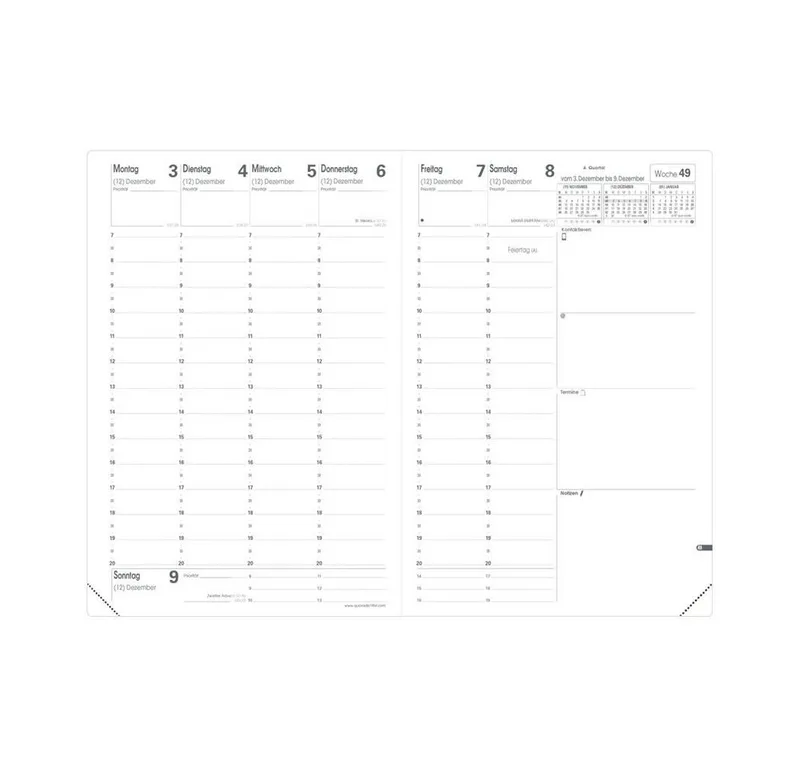 Terminkalender Quo Vadis Einlage Minister 2027 by Quo Vadis – product photo
