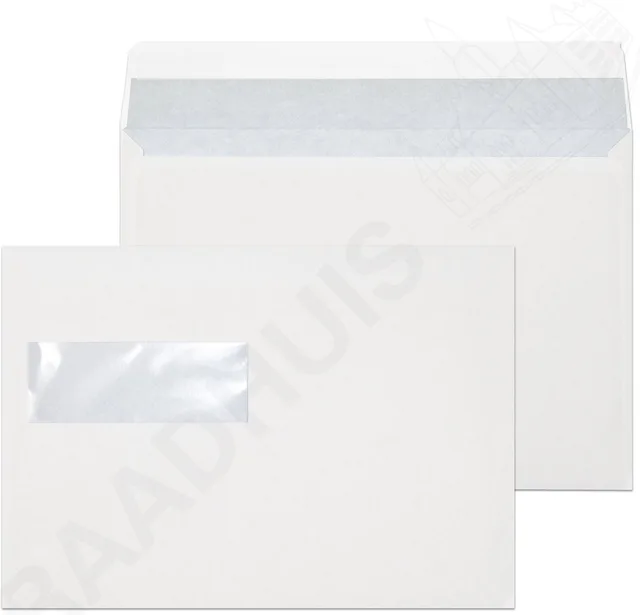dienstenvelop C5 - 162x229mm - venster links - met plakstrip - 100 stuks - envelop - RD-402560-100