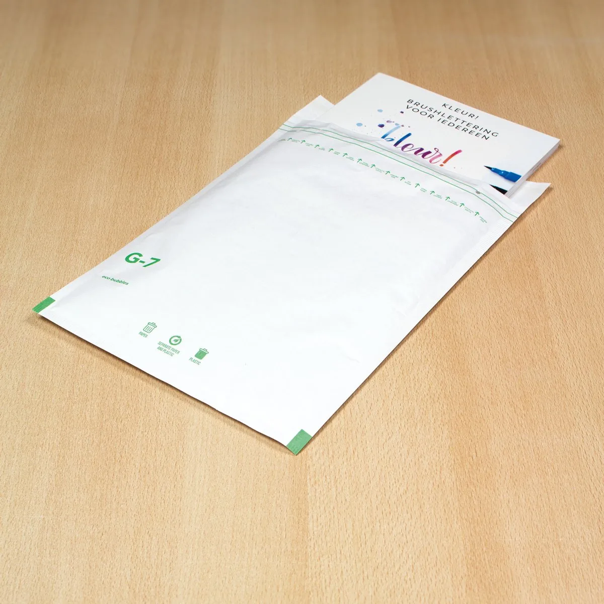 luchtkussenenvelop - 250x350mm - G17 - met plakstrip - 100 stuks von Raadhuis in Weiß – Produktfoto