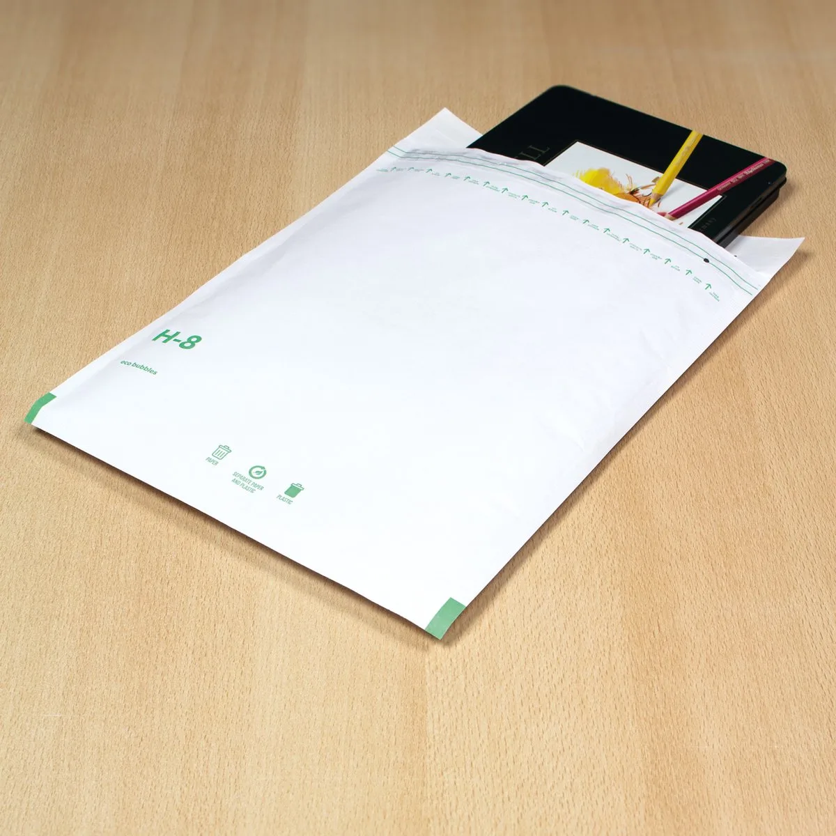 luchtkussenenvelop - 320x455mm - I19 - met plakstrip - 5 stuks fra Raadhuis i Hvid – produktbillede