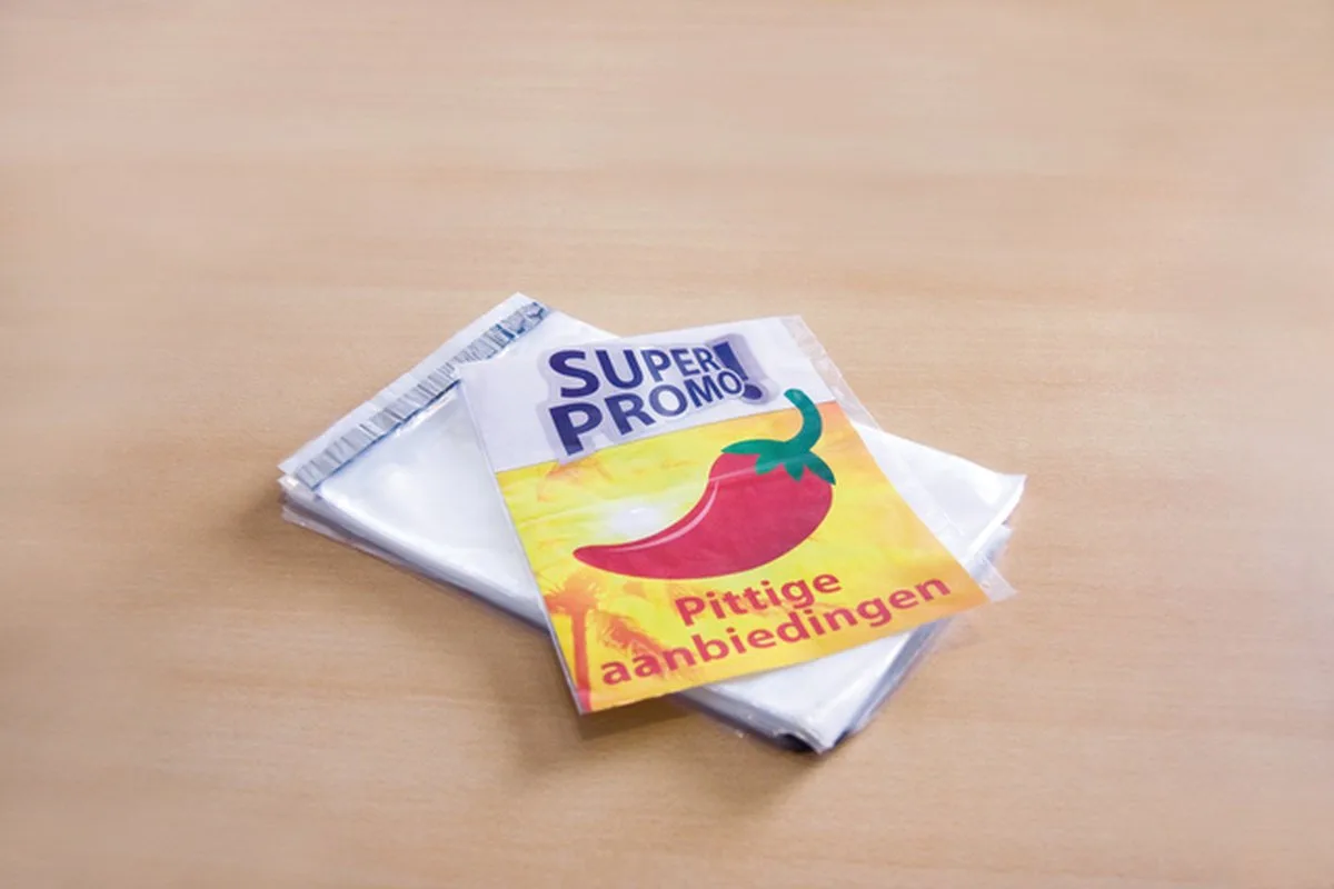 mail-envelop - 235x310mm - transparant - met plakstrip - 1000 stuks by Raadhuis in White – product photo