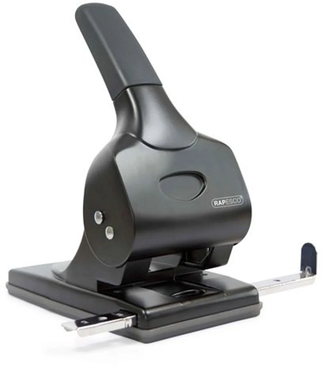ALU 65 2-gaats perforator, max. 65 vel de Rapesco en Noir – photo produit