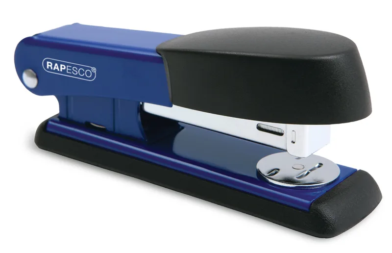 Heftgerät Bowfin, Heftleistung: 25 Blatt, blau van Rapesco – productfoto