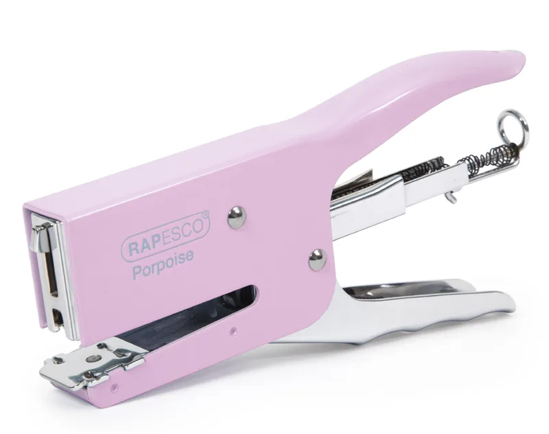 Heftzange Porpoise, rosa van Rapesco – productfoto
