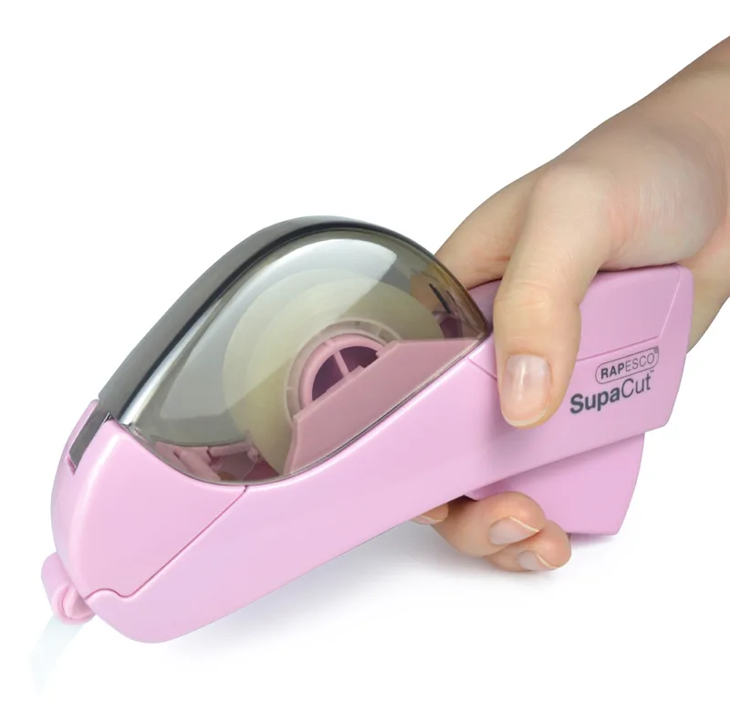 Klebefilm-Abroller SupaCut, rosa by Rapesco – product photo