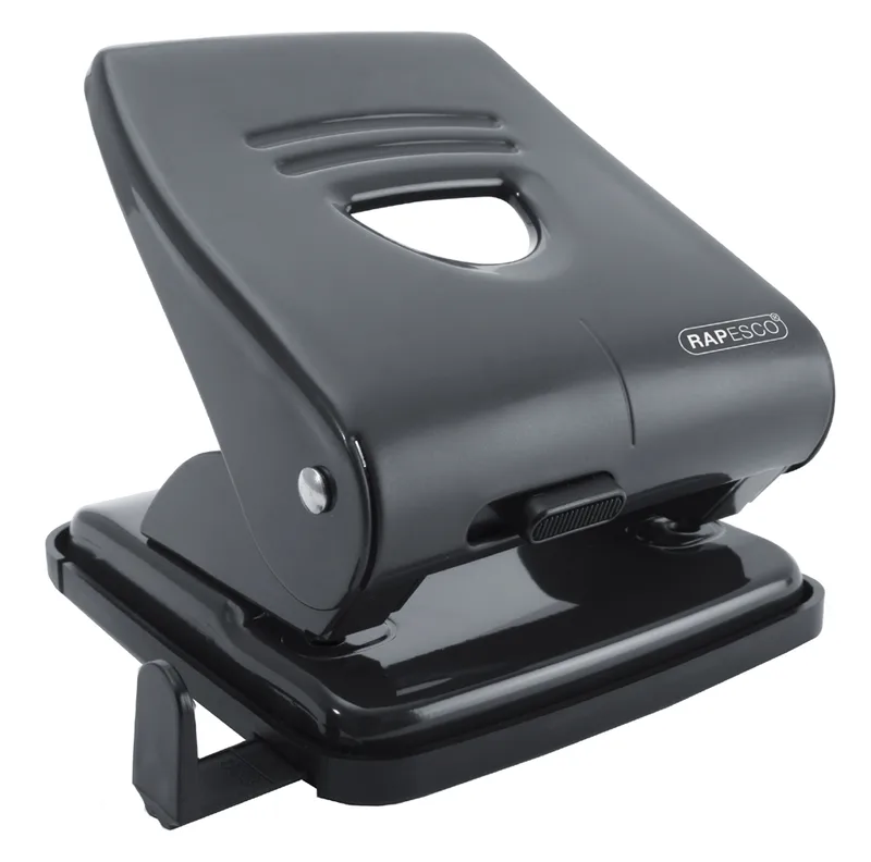 Locher 827, Stanzleistung: 30 Blatt, schwarz von Rapesco – Produktfoto