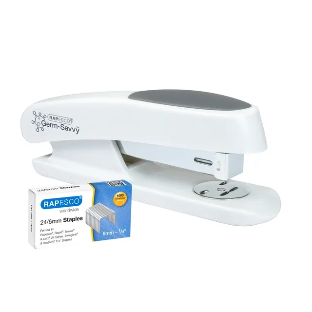 Nietmachine rapesco germ-savvy sting ray wit | 12 stuks van Rapesco – productfoto
