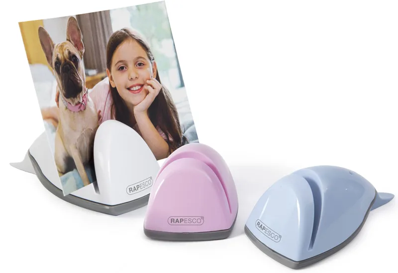 Papierhalter mit Enthefter, 6er Set, sortiert von Rapesco – Produktfoto