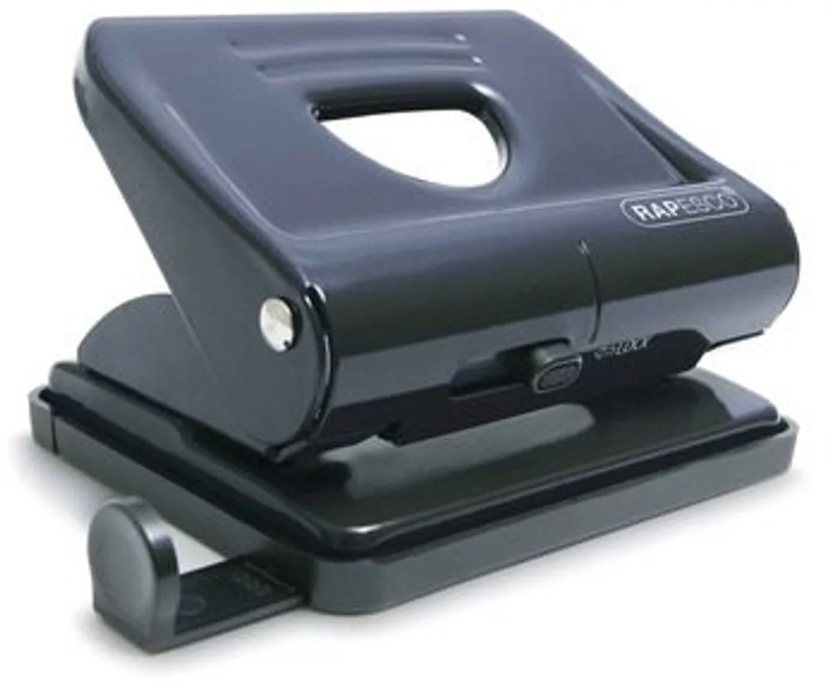 Perforator 2-gaats Rapesco 820 från Rapesco i Svart – produktbild