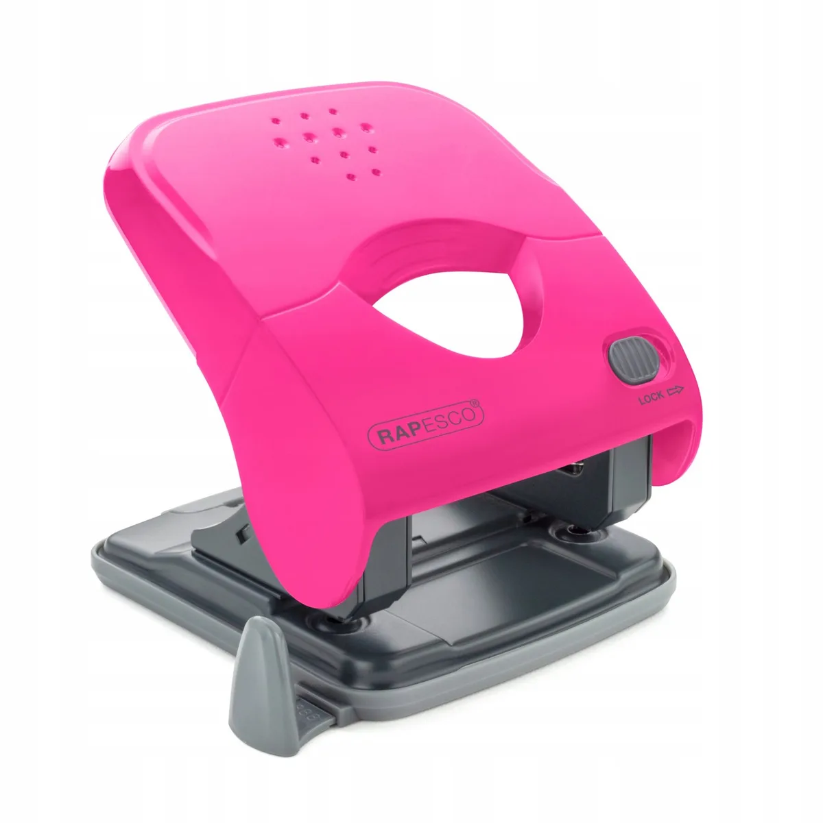 X5-40ps Eco Perforator - Donkerroze från Rapesco – produktbild