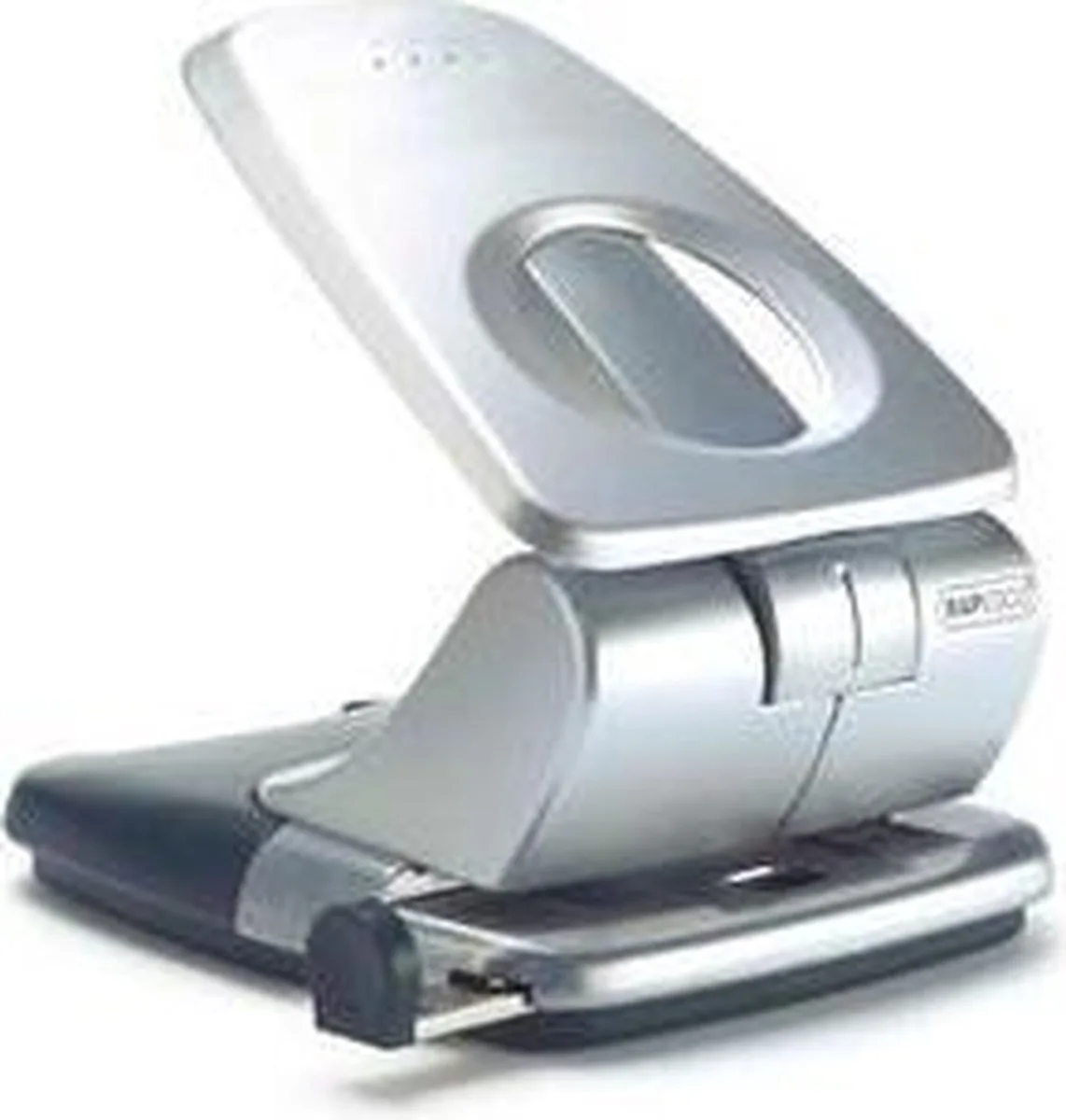 Zero-40 perforator, zilver fra Rapesco i Grå – produktbillede