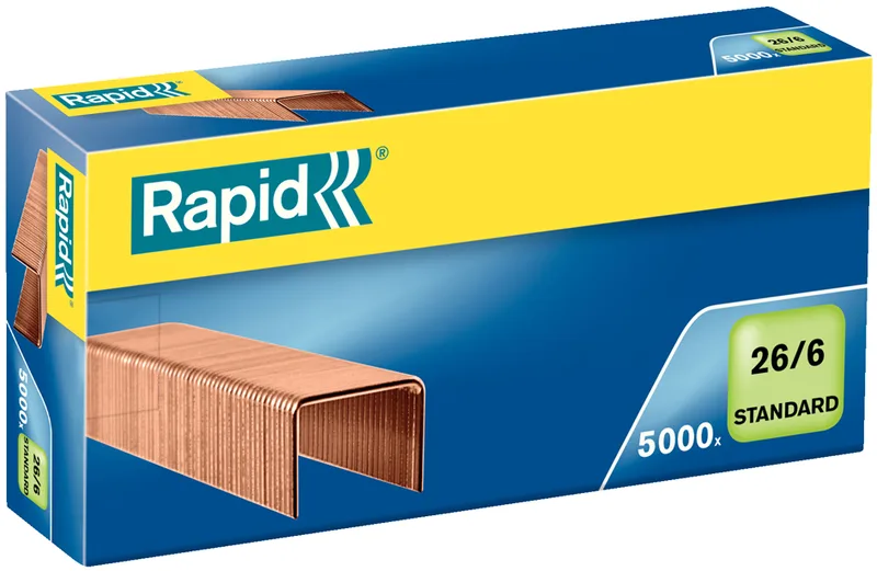 Heftklammern Standard 26/6, verkupfert by Rapid – product photo