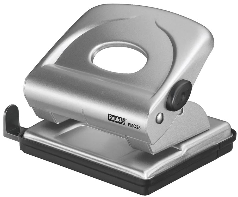 Locher FMC25, Stanzleistung: 25 Blatt, silber von Rapid – Produktfoto