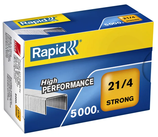 Nieten Rapid 21/4 gegalvaniseerd strong 5000 stuks by Rapid – product photo