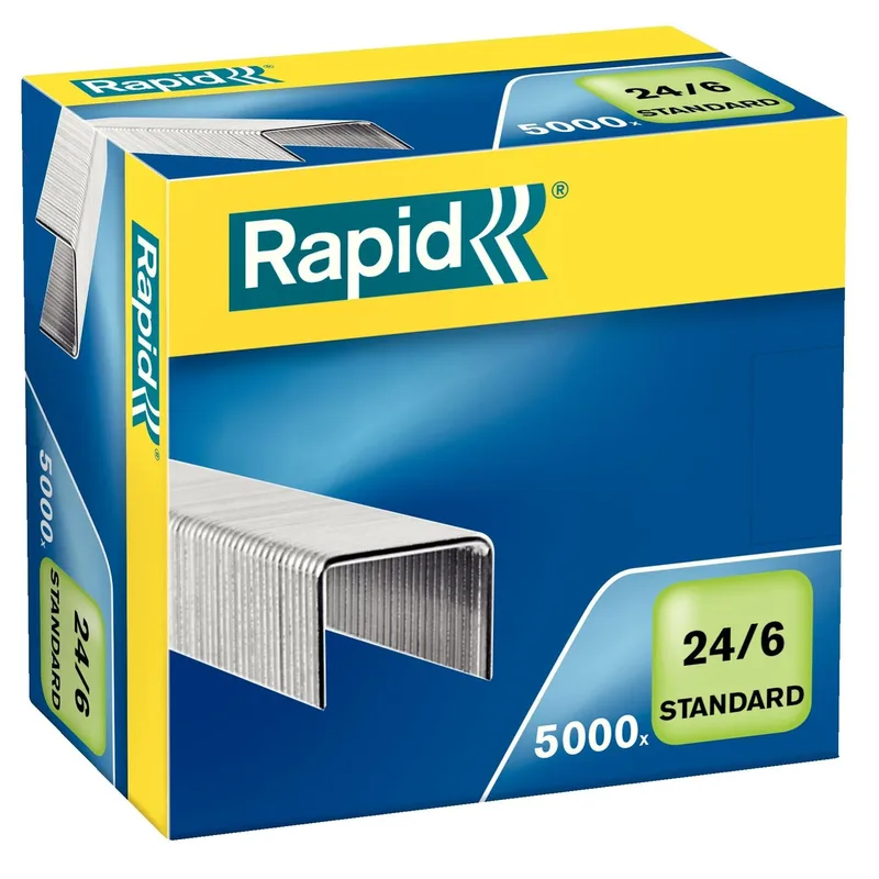 Nieten rapid 24/6 gegalvaniseerd standaard 5000st | 10 stuks by Rapid – product photo