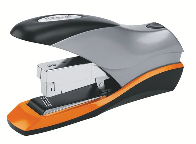 Nietmachine Rexel Optima 70 Low Force Heavy Duty 70vel zwart/zilver