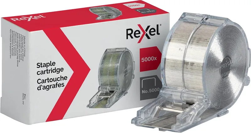 Nr.5000 cartridge met nietjes voor Stella 30, 5000 nietjes by Rexel – product photo